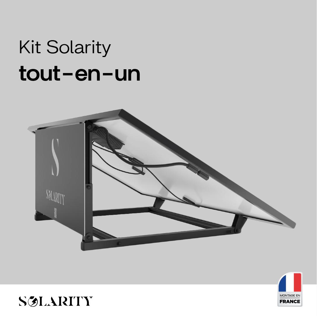 6 Stations Solaires 2400W Solarity plug and play- Branchez sur Prise 220V - Mono & Triphasé - Pour Maison et Appartement - Pose au Sol, Mur, Balcon… - 4