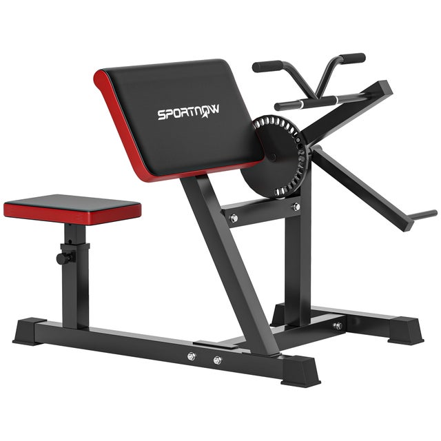 Máquina de Bíceps e Tríceps SPORTNOW Aço, PU Preto 105x95x80 cm A91-327V01BK