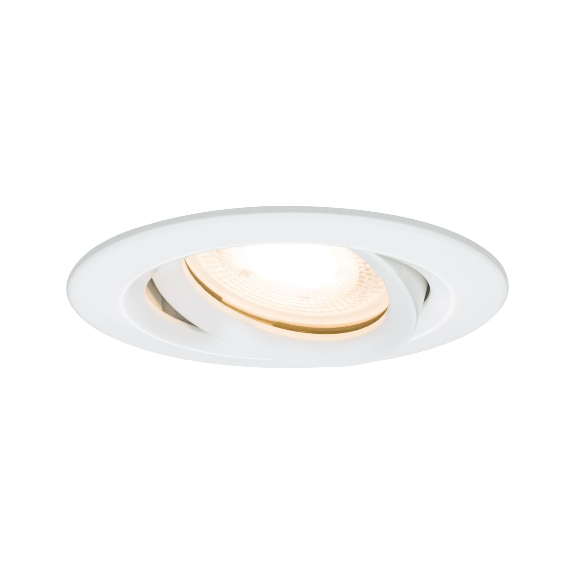 Spot encastré LED Nova Plus Kit de 3 orientable IP65 rond 93mm 30° GU10 3x7W 3x460lm 230V gradable 2700K Blanc dépoli - 3