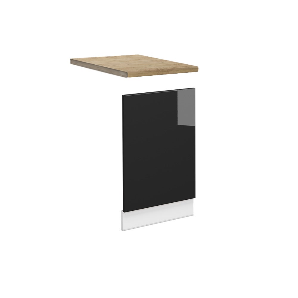 Vicco Panel przedni Fame-Line, Czarny dąb wysoki połysk, 45 cm , BP Dąb