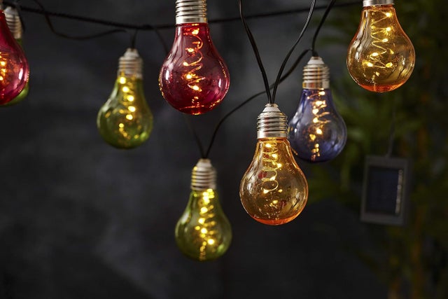 Lampka solarna Best Season, świecąca, wielokolorowa, 19 x 11 x 6 cm, 480-11