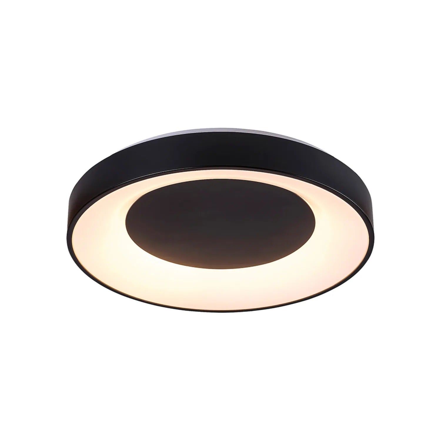 Plafon okrągły z pilotem Ceilo LED 38W Odcienie bieli 3200lm czarno-biały wym:8x48x48cm IP20 Rabalux