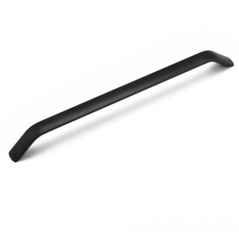 Zestaw 10 uchwytów i gałek do szuflad do szafek kuchennych, szuflad, sypialni, rozstaw osi, wykończenie piaskowane, 224 mm, kolor czarny
