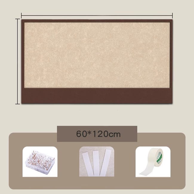 Bumusty Grande Lavagna In Sughero Alternativa, 91 X 61 Cm, Con 30 Bumusty Grande Lavagna In Sughero Alternativa, 91 X 61 Cm, Con 30