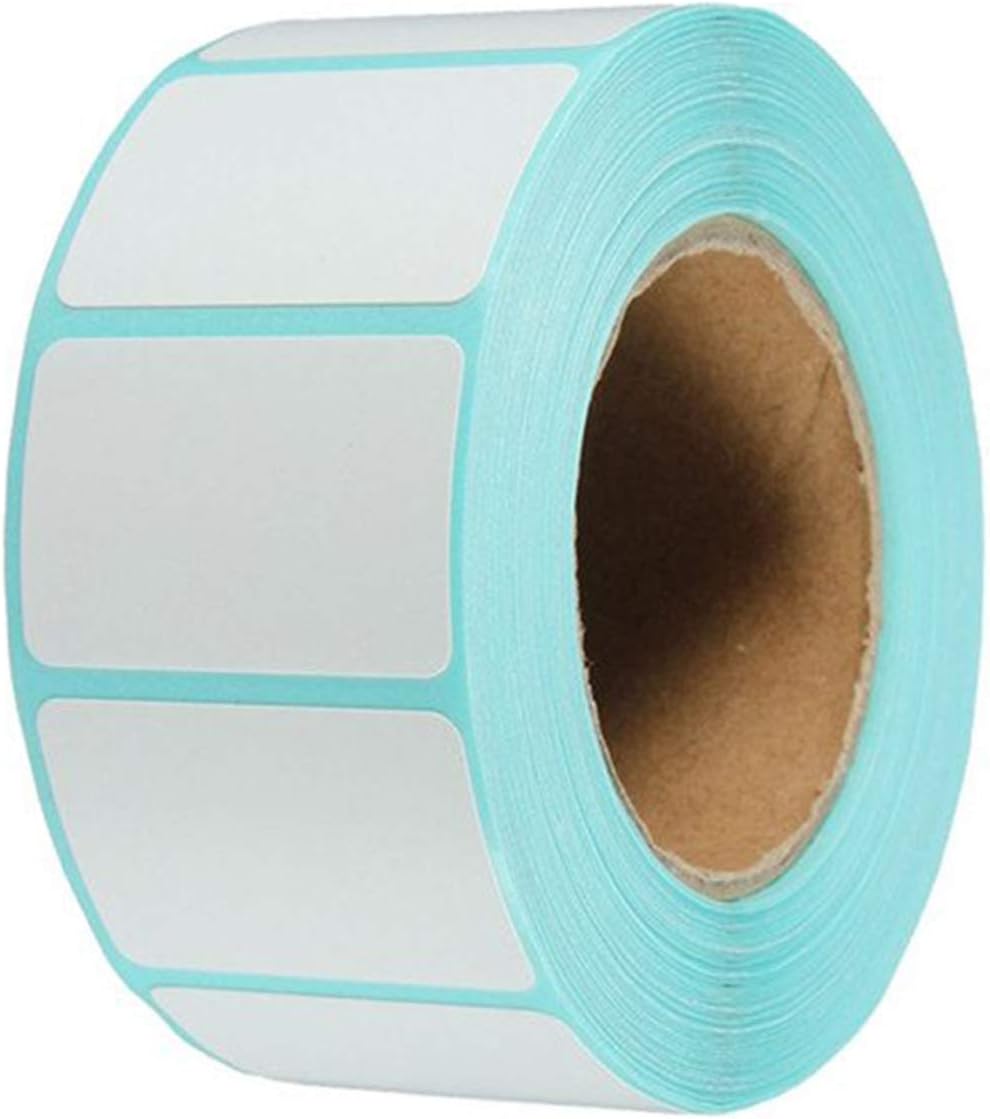 Opakowanie 800 sztuk białych etykiet samoprzylepnych 60 mm x 30 mm do słoików do mrożenia Drukarki