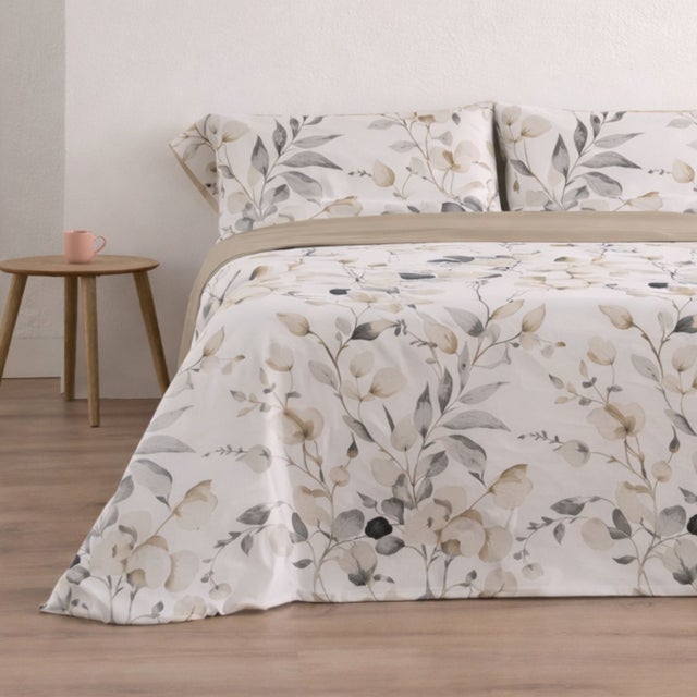 Juego de Sábanas 144 hilos Ahoa Beige Cama 150cm (3 piezas) Donegal Collections