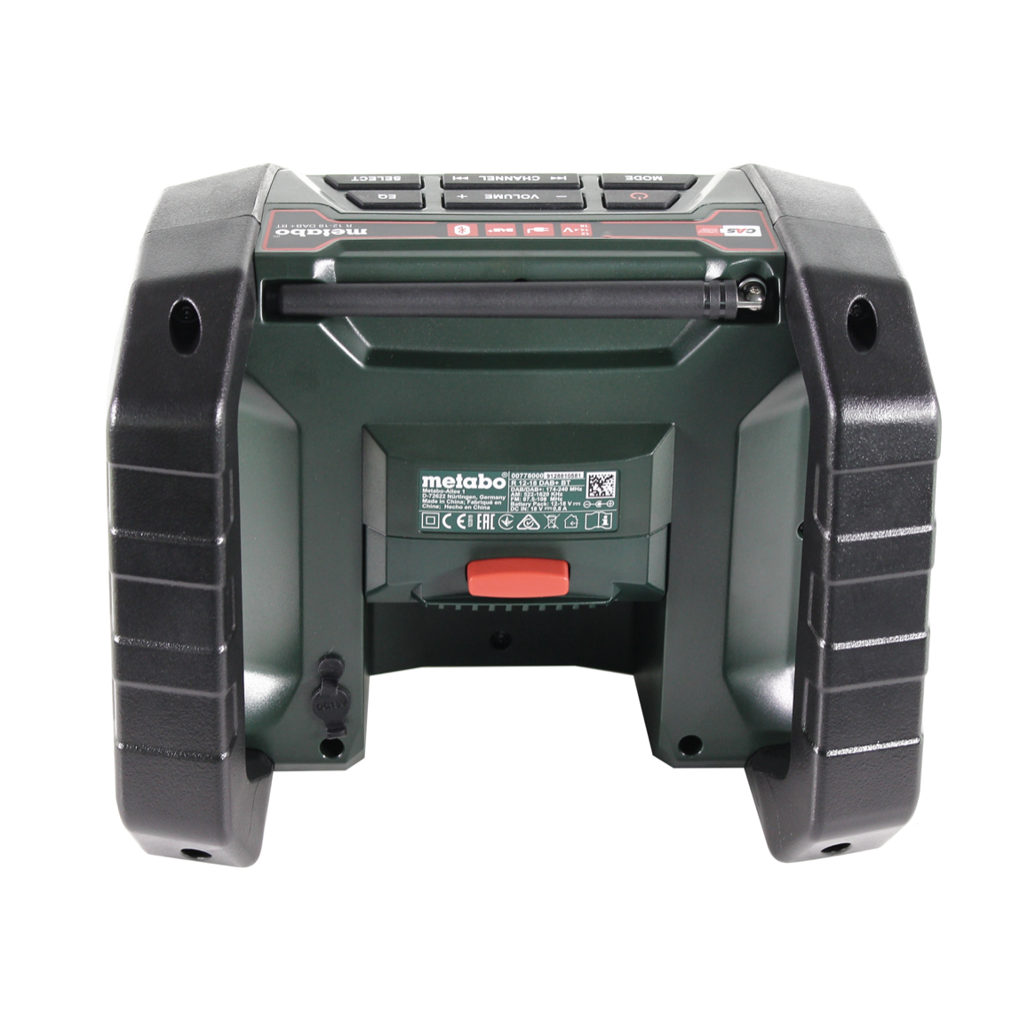 Metabo R 12-18 DAB+ BT Radio de chantier sans fil Bluetooth ( 600778850 ) - sans batterie, sans chargeur - 4