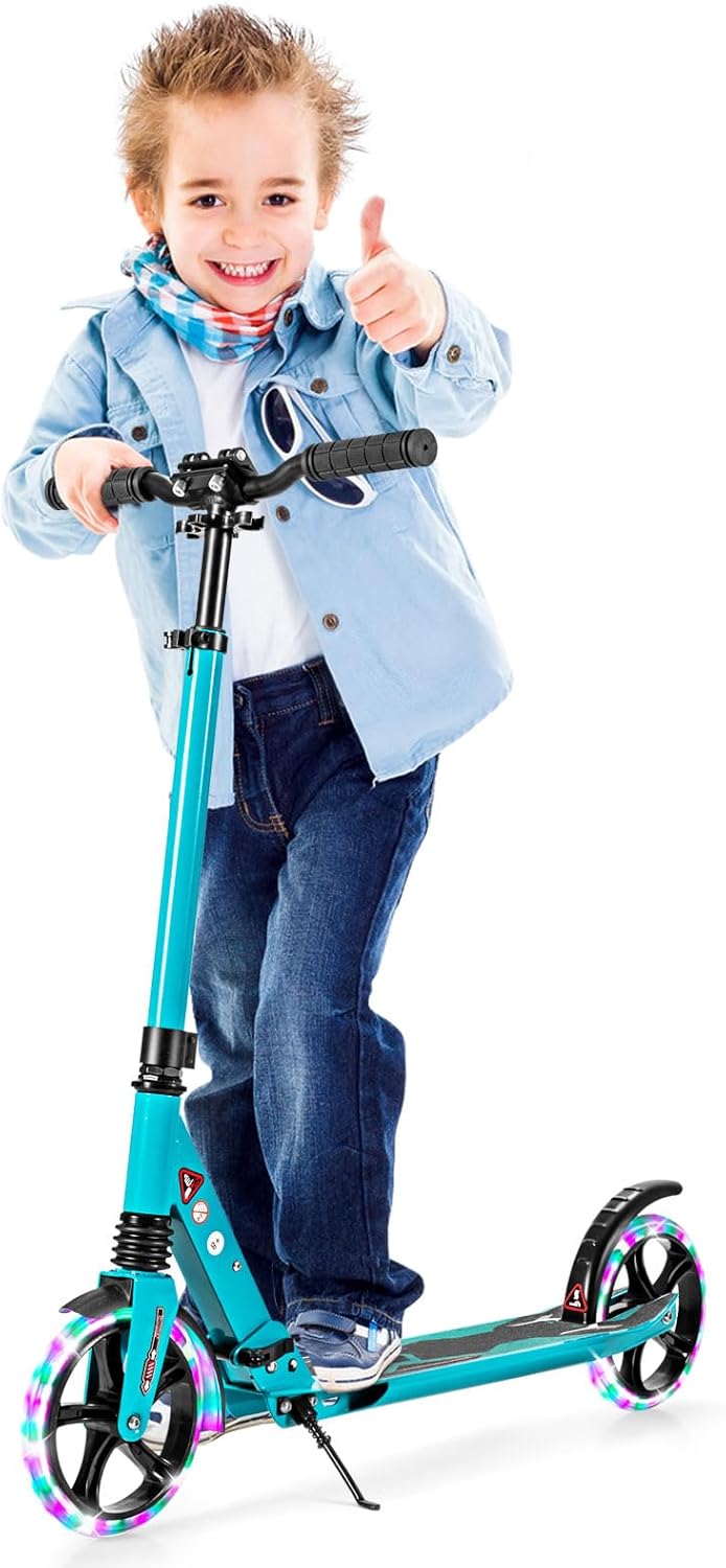 Monopattino pieghevole per bambini, altezza regolabile da 91 a 106