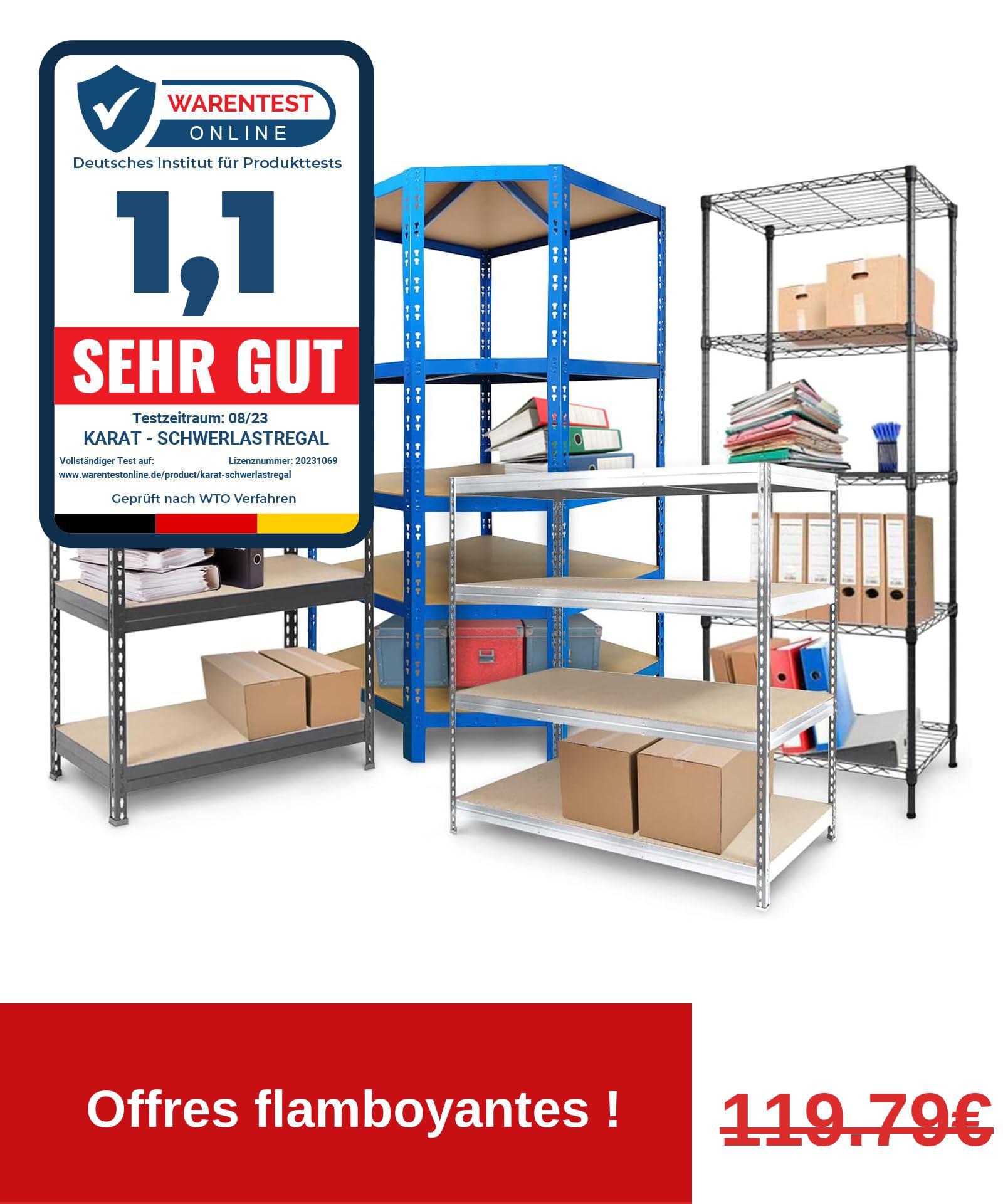 Shelfplaza® Étagère Métallique Charge Lourde 180x60x45cm Noire - 5 Niveaux 175kg - Rangement Garage, Atelier Ou Bureau