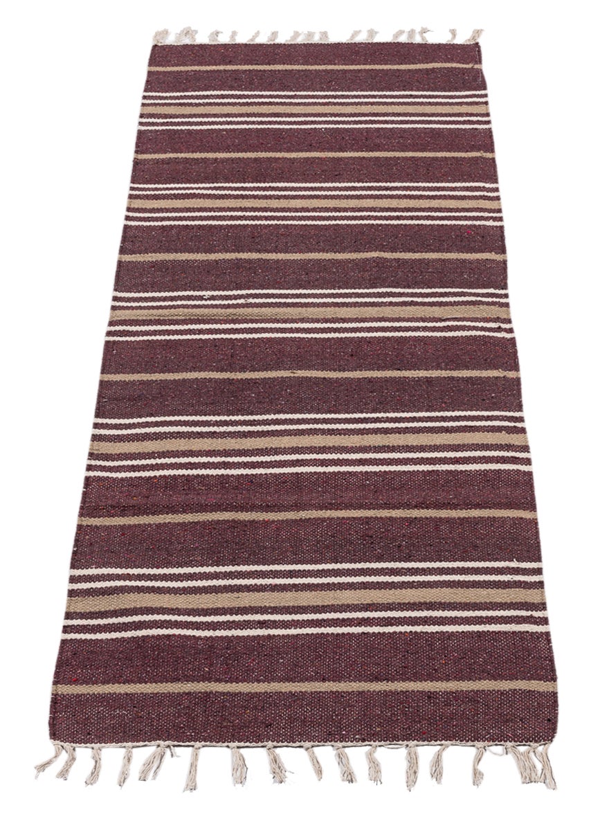 (Można prać w pralce w 30°) Kilim Oryginalny Autentyczny Ręcznie Robiony 140x57 CM