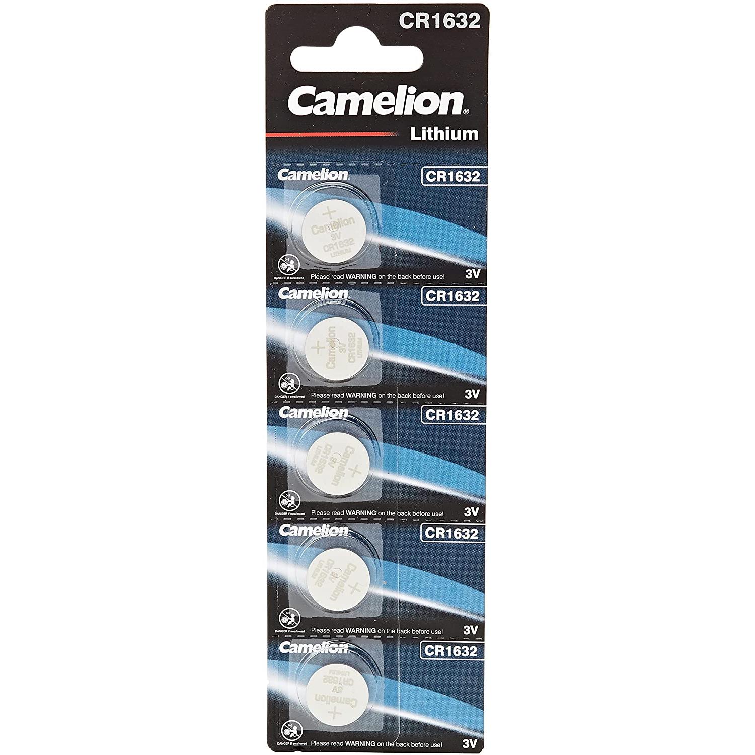 Bateria guzikowa Camelion CR1632 litowo-manganowa 3V 120mAh stal nierdzewna