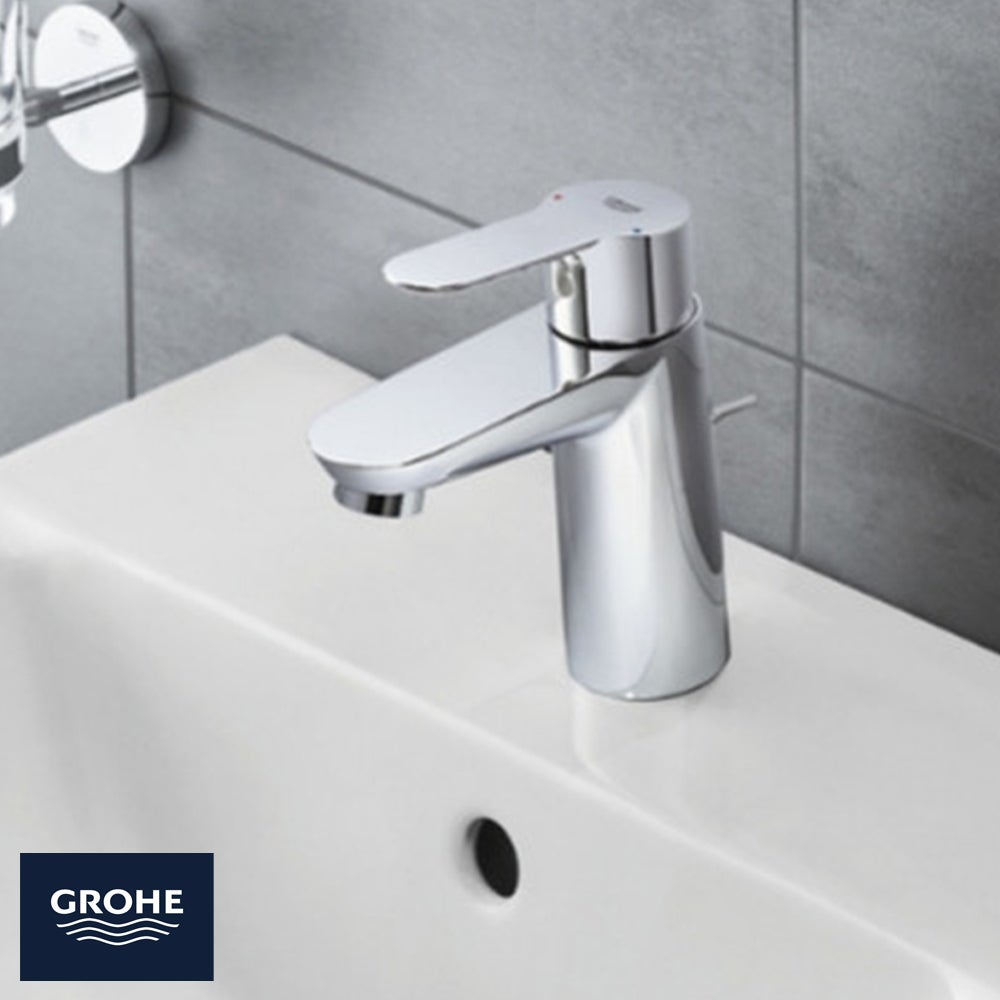 GROHE BauEdge Mitigeur de lavabo Taille S Chrome avec vidange - 2