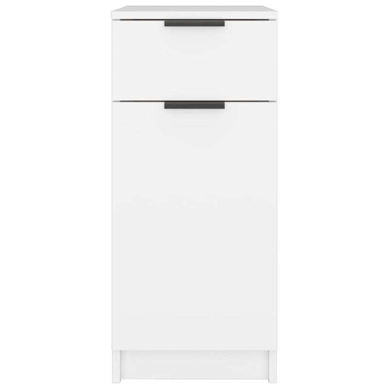 Armoire de bureau Blanc 33,5x50x75 cm Bois d ingénierie - 6