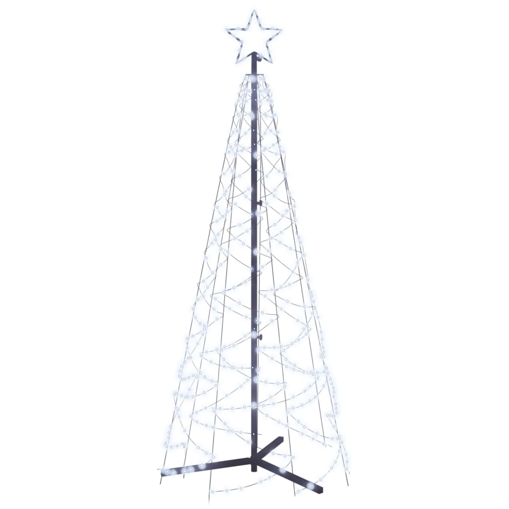Sapin De Noël Cône 360 LED VidaXL 143x250 Cm - Intérieur/extérieur - Neuf