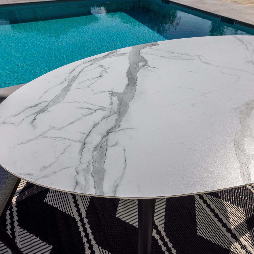 Table de jardin 6 personnes ovale Formentera JARDILINE 180 cm - 4