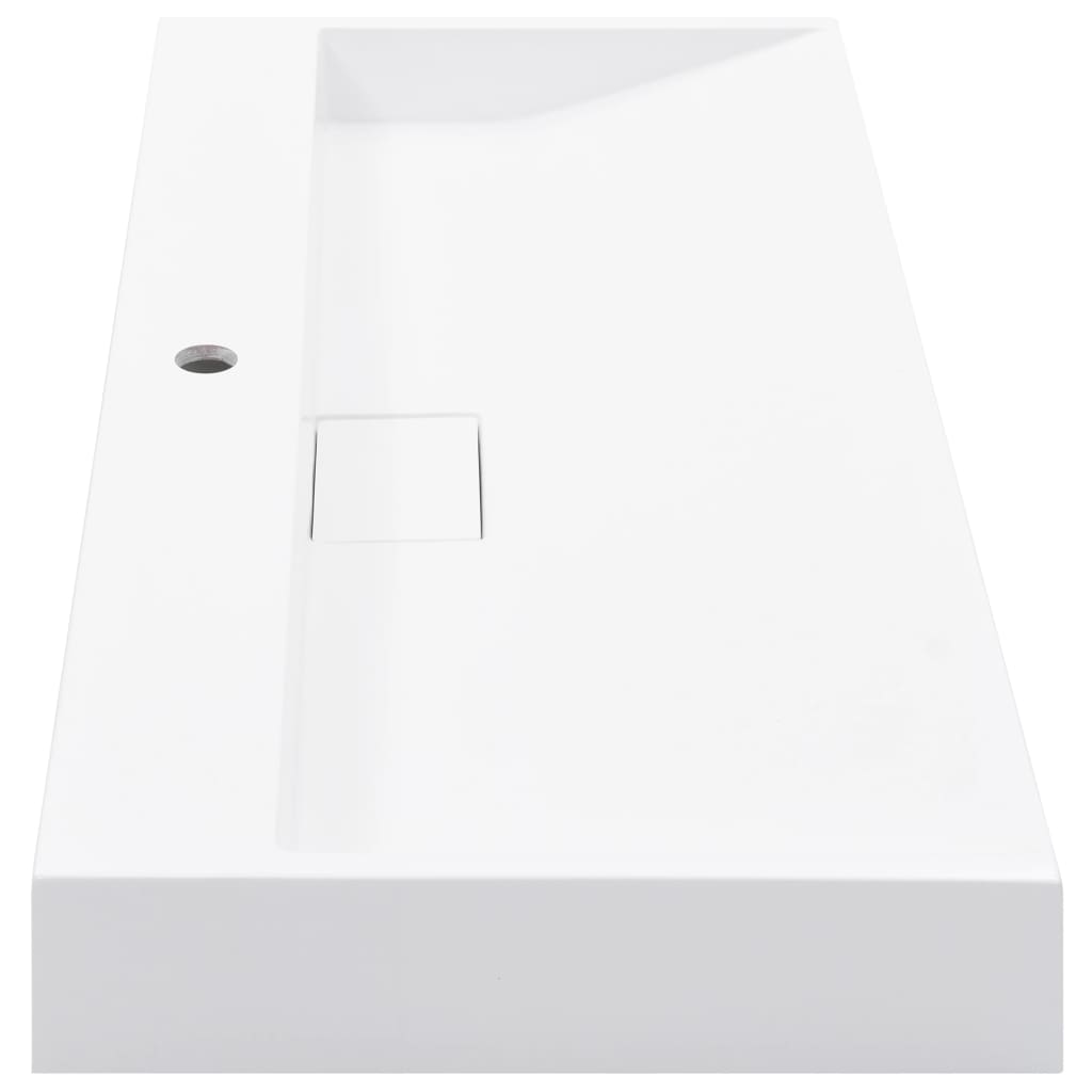 Lavamani lavabo lavabo da appoggio lavabo da montare interno bagno doccia cabina WC casa 100 x 46 cm cola 02_0002635 - 4