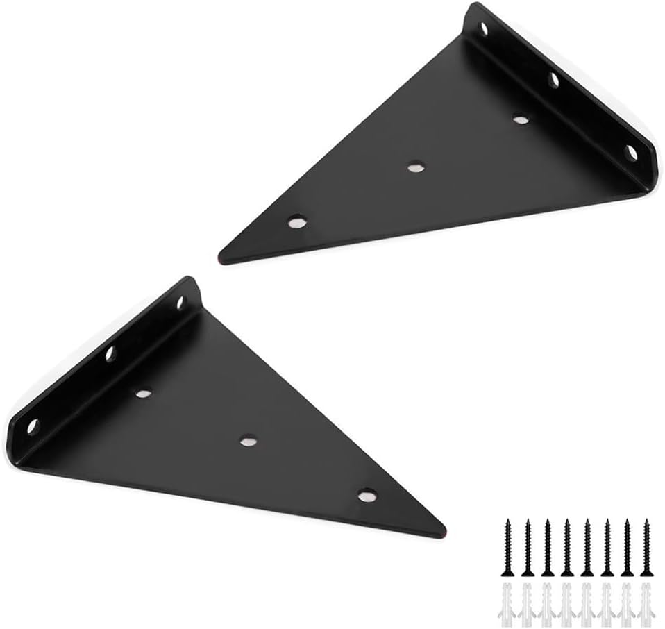 Lot De 3 Supports Muraux En Métal Noir Pour Ballons – Basket, Volley, Football – 23,5 X 18,5 Cm