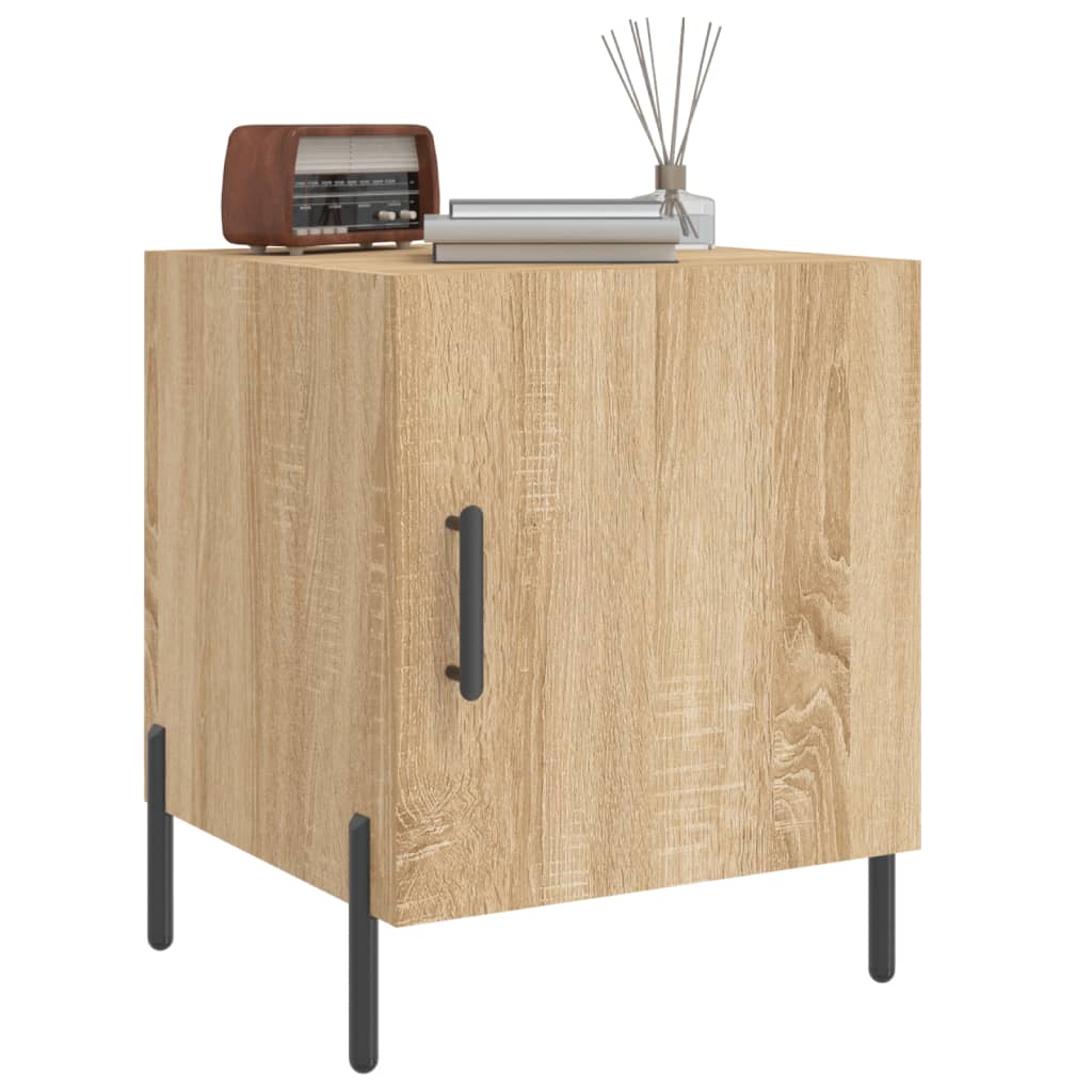 Table de chevet chêne sonoma 40x40x50 cm bois d’ingénierie - 3