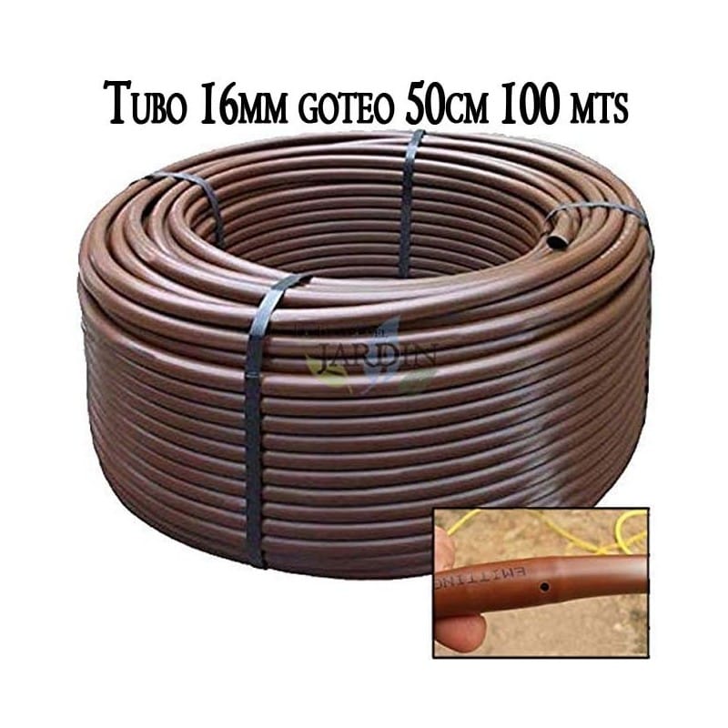 Tubo Da 16 Mm Con Gocciolatori Ogni 50 Cm, 200 Metri, Irrigazione A Goccia Nero Da 16 Mm Gocciolatori Ogni 50 Cm 200 Metri 49390535