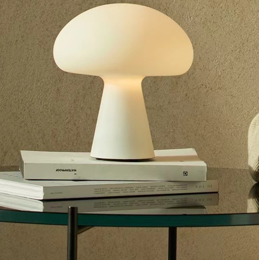 10PC Lampe champignon blanche sans fil - 3 couleurs dimmables, tactile - Recharge USB pour chambre et salon - 8