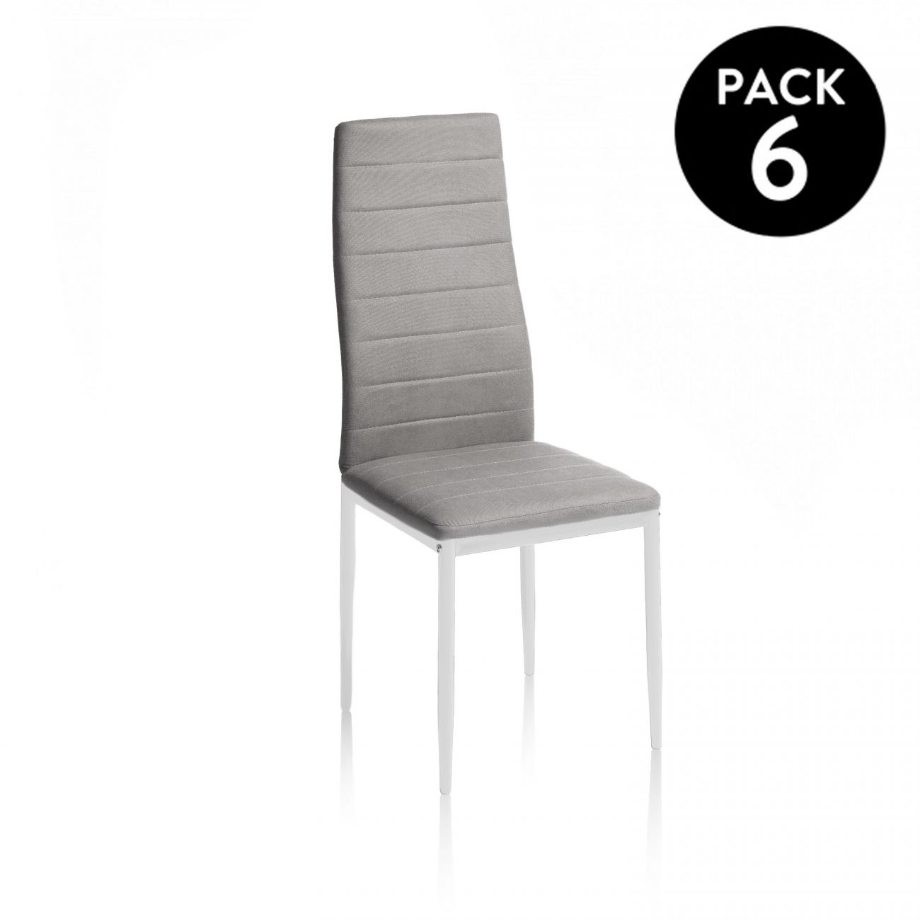 Pack 6 chaises de salle à manger Yuri - 2