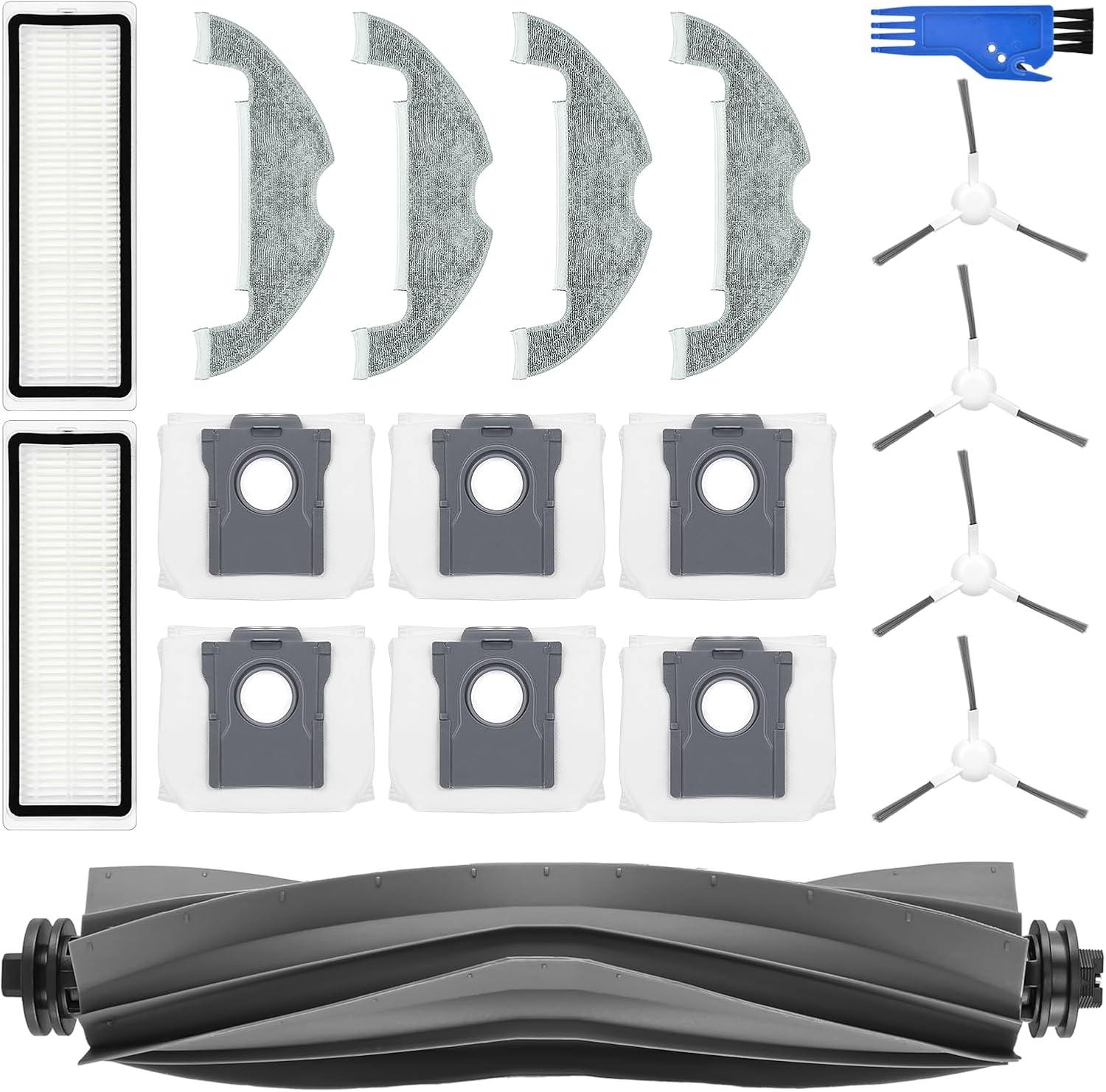6 Sacchetti Polvere Compatibili Con Dreame D9 Plus | Filtro Anti-Polvere Ad Alta Capacità Per Animali Domestici | Ricambi Originali