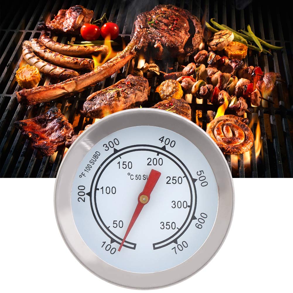 KEENSO thermomètre pour barbecue Thermomètre de 2,1 pouces, jauge de