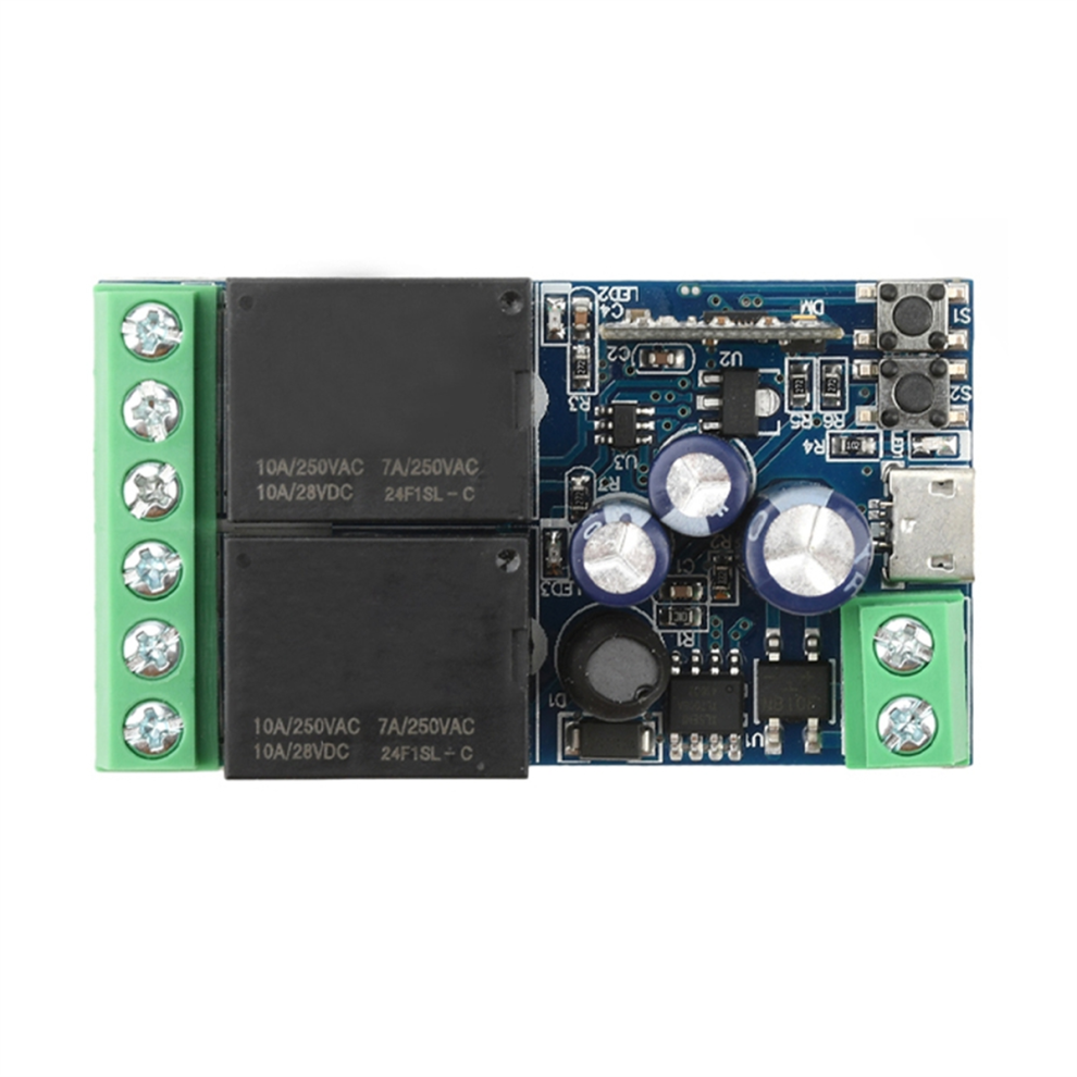 Module relais intelligent Wi-Fi 12 V/24 V/48 V CC 2 canaux | Leroy Merlin