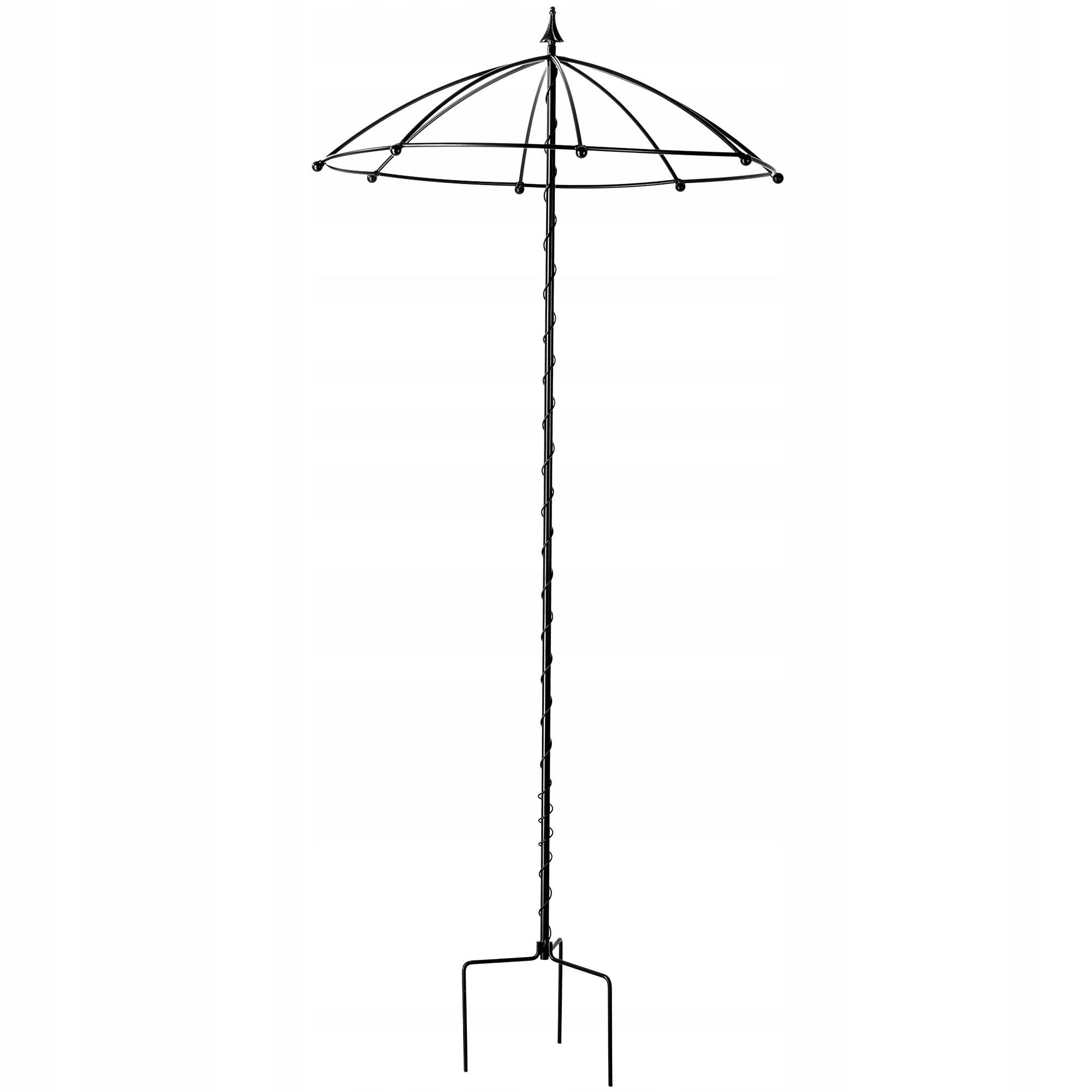 PARASOLKA PODPORA OGRODOWA NA RÓŻE PNĄCZA BLUSZCZ PERGOLA METALOWA 190 cm