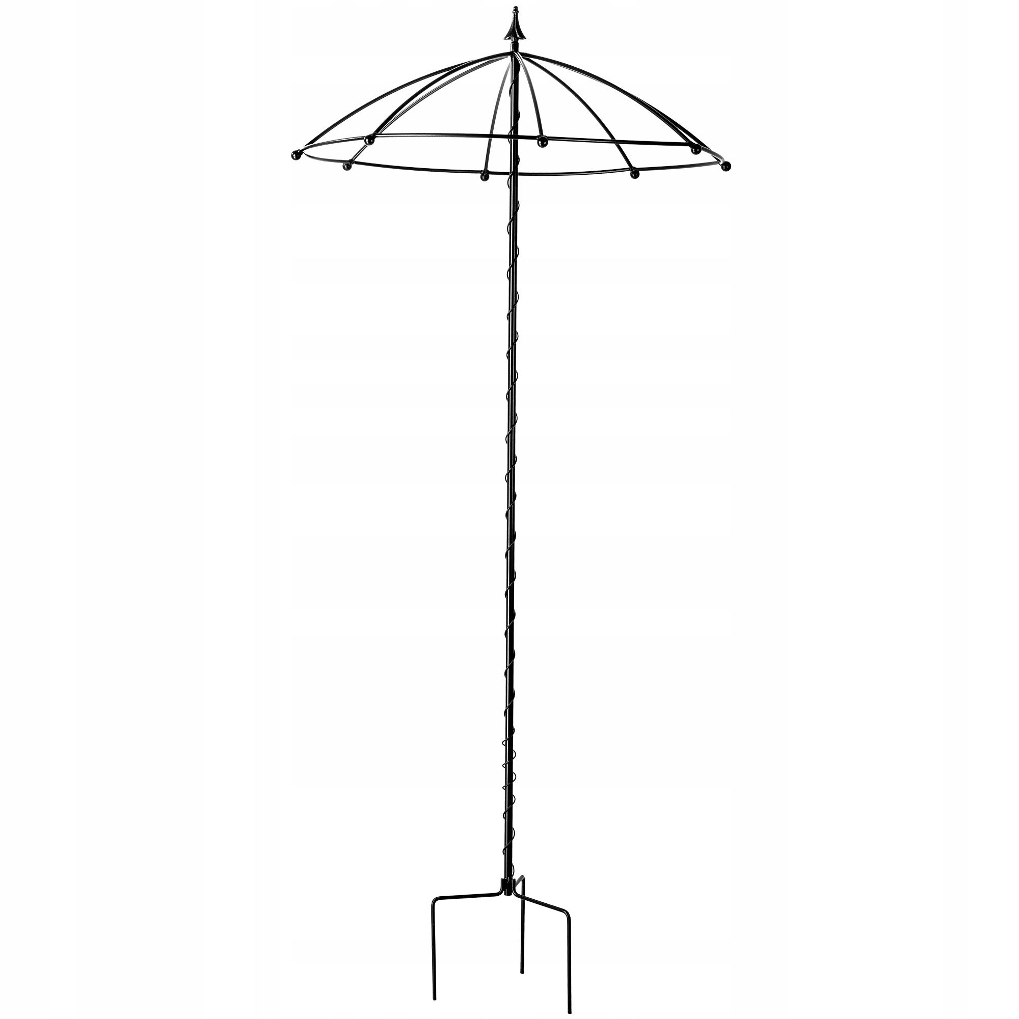 PARASOLKA PODPORA OGRODOWA NA RÓŻE PNĄCZA BLUSZCZ PERGOLA METALOWA 190 cm