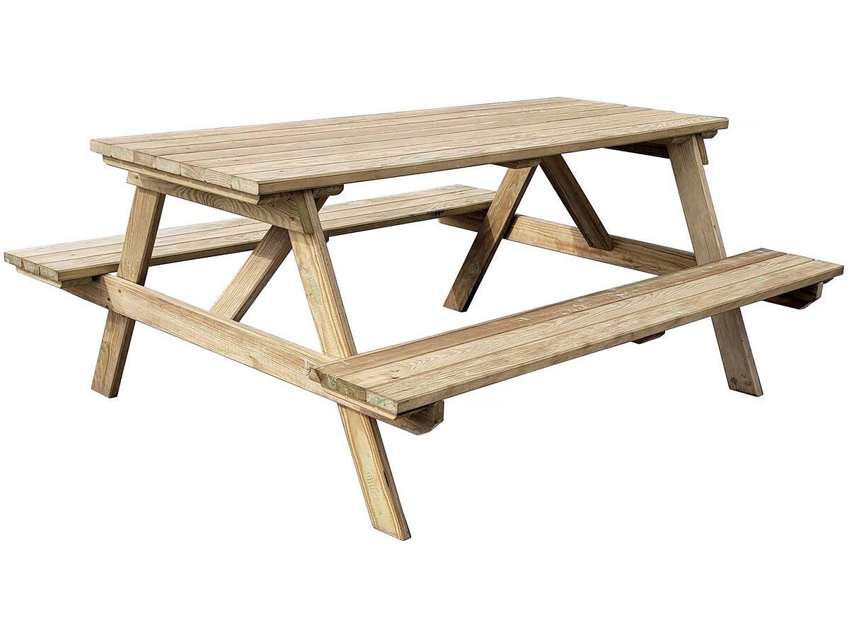 Mesa de picnic para adultos "Gardenia" - 180 x 150 x 75 cm - 6/8 ...