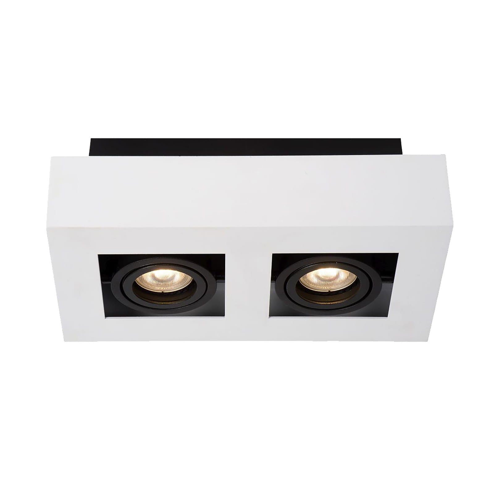 Reflektor sufitowy Spot CASEMIRO czarno-biały 2xGU10x50W wym: 8,6 x 25 x 14 cm IP20 Italux