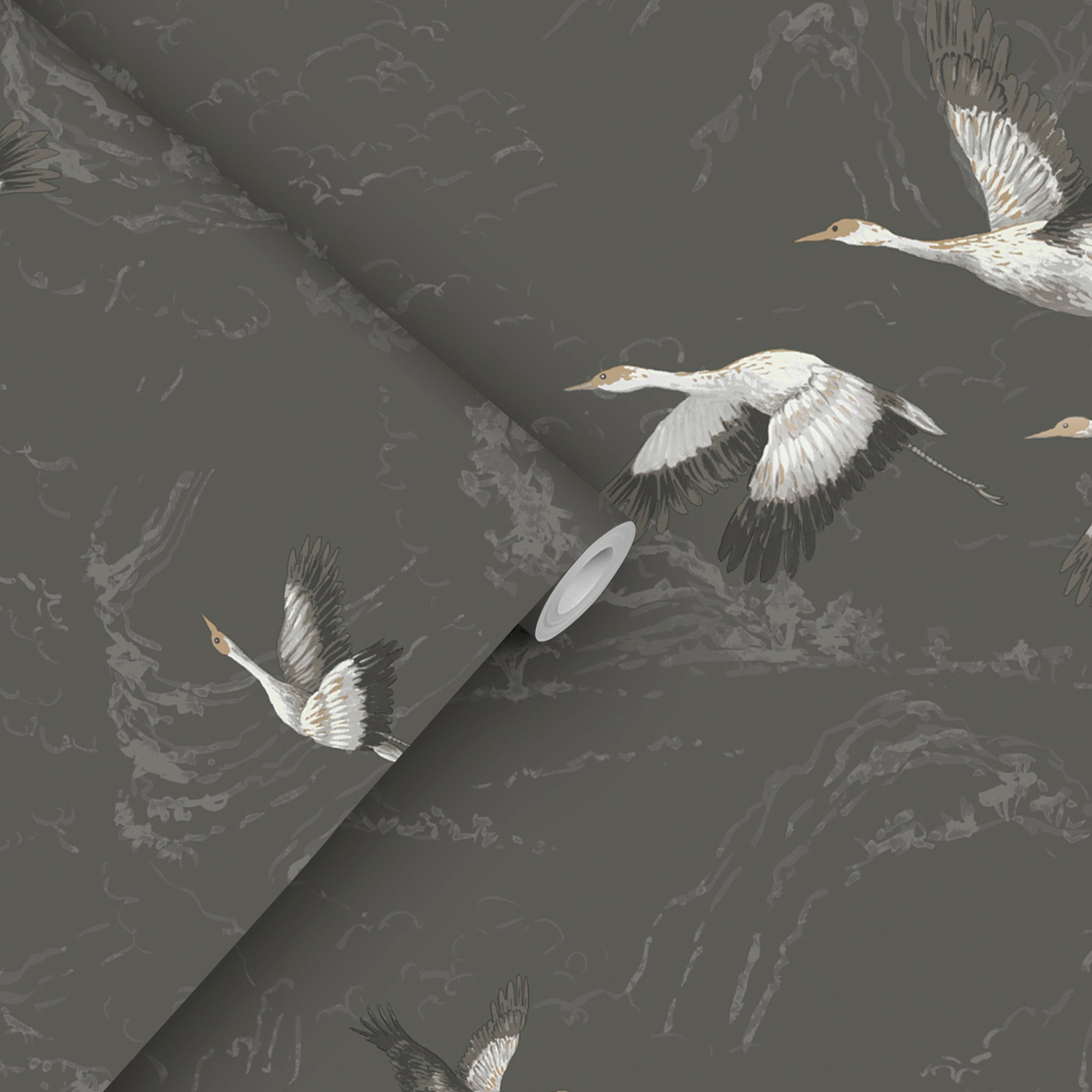 Laura Ashley Tapeta filzelinowa ANIMALIA DARK 10 m x 52 cm