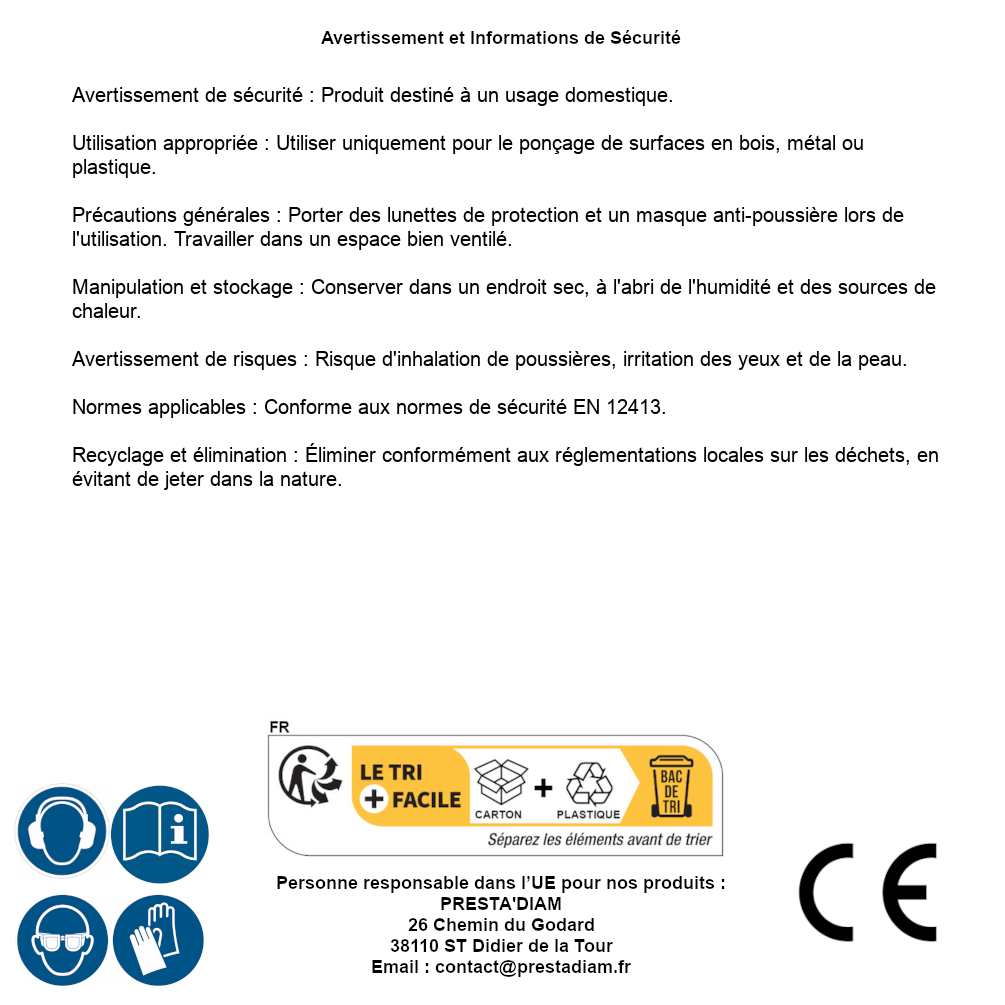 10 disques abrasifs perforés auto-agrippants 150 mm - Grain 120 - 2