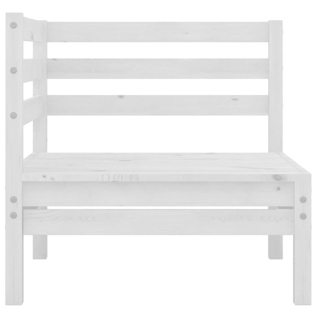 Salon bas de jardin en Bois Blanc 5 personnes - 4