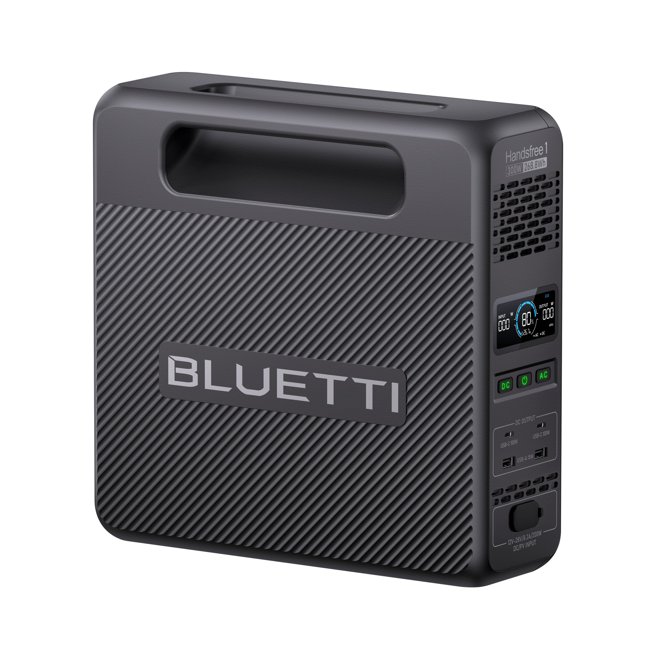 BLUETTI Handsfree1 przenośna stacja zasilania – Akumulator 268,8Wh, generator solarny 1x300W