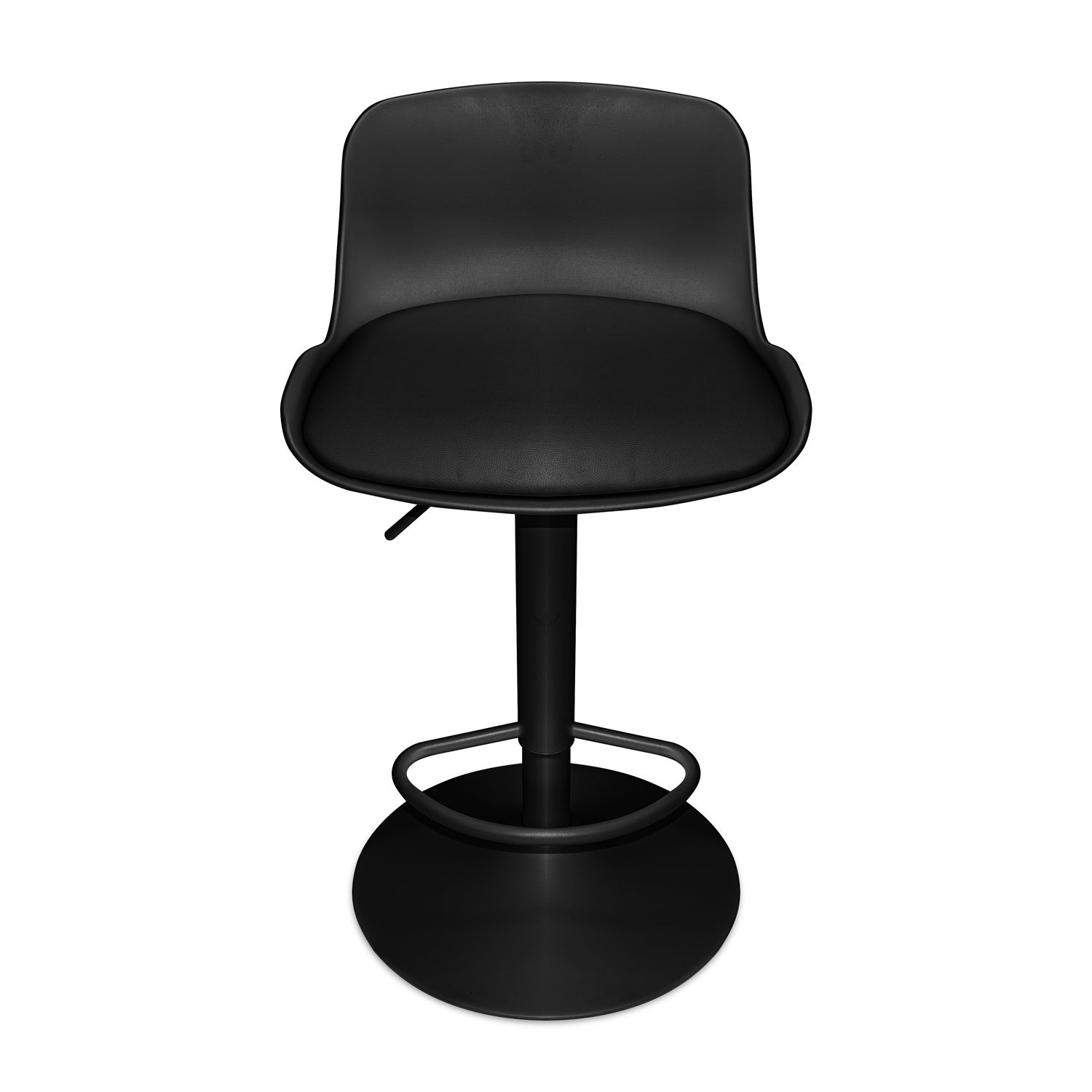 Amsterdam - Coppia di sgabelli regolabili - nero - 4