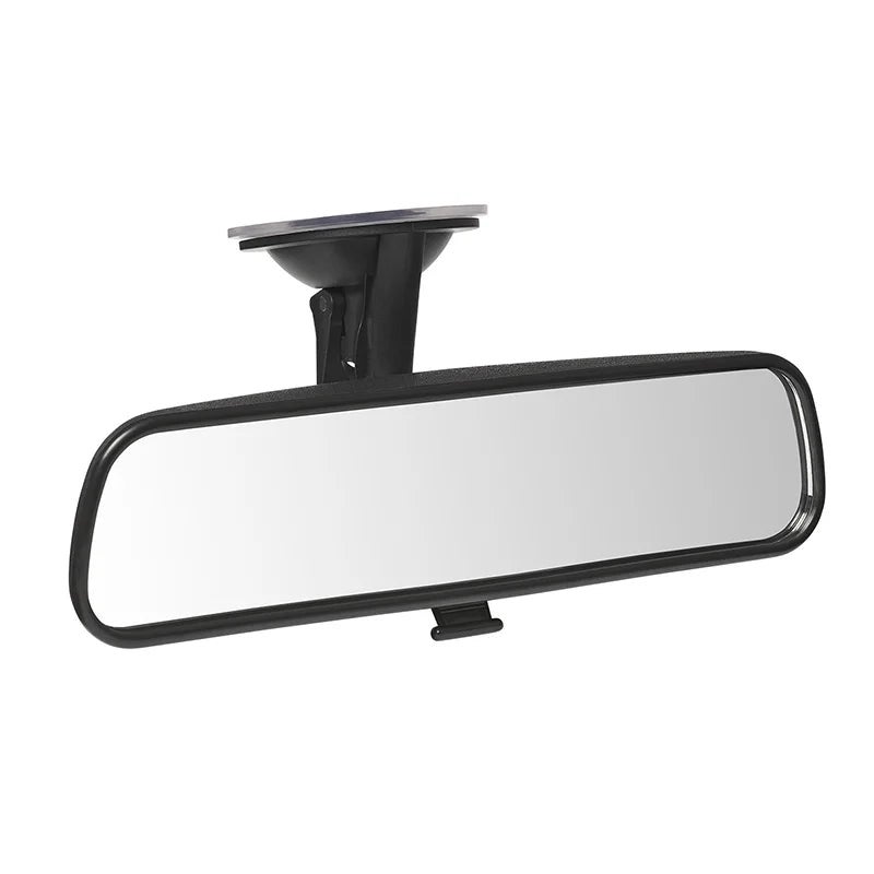 Miroir De Stationnement Rectangulaire Ajustable Avec Ventouse - Pour Voiture, Camion - 10,5x5,5 Cm - Angle Mort