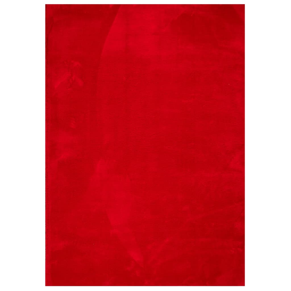 Alfombra de salón | alfombra de pelo corto suave lavable huarte rojo 200x280 cm cfw65792