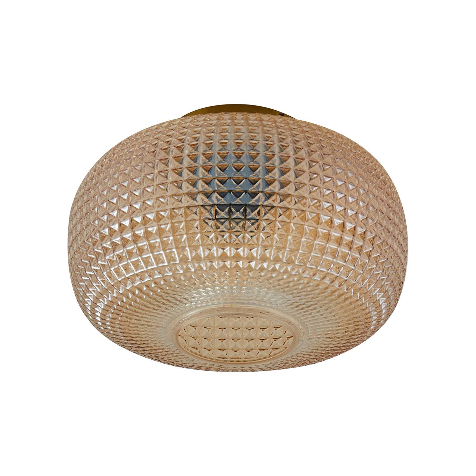 Lanterna Solare Da Esterno Globo Leuchten, Argento Con Paralume Ambra, LED Caldo 36,5 Cm, IP44