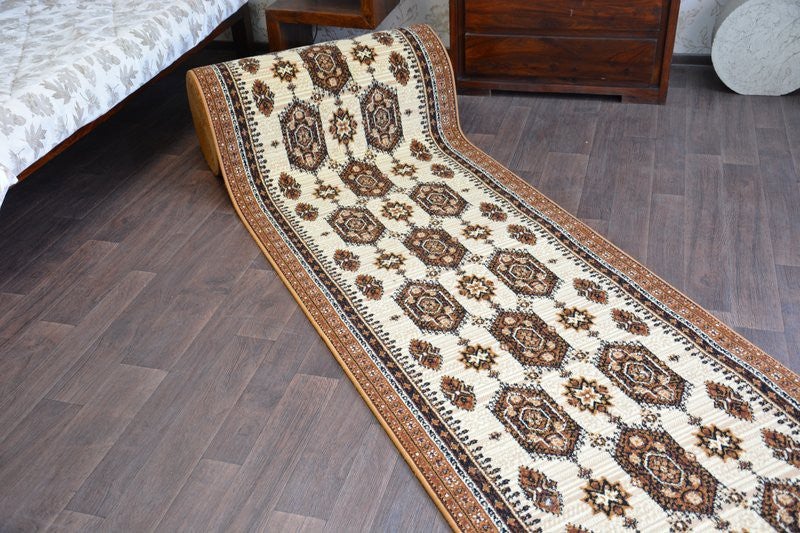 CHODNIK BCF ZEGARY beż 100 cm 100x720 cm - 5
