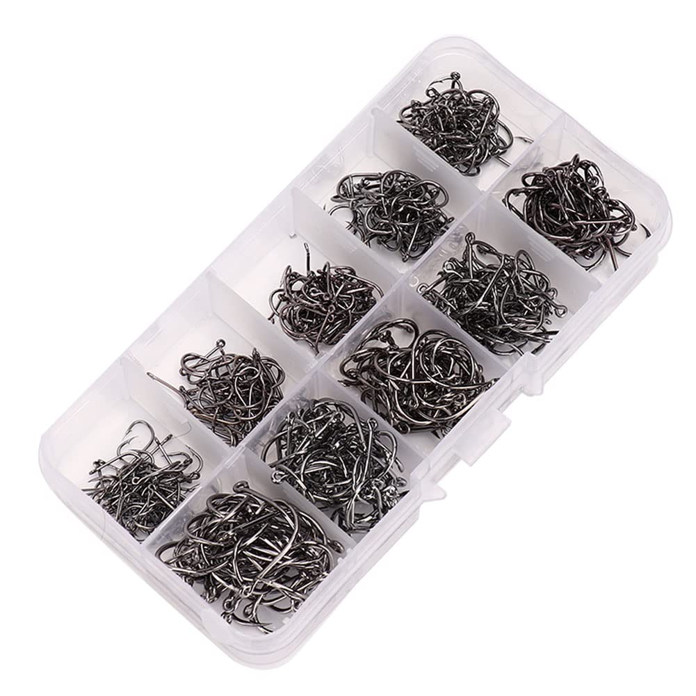 500 Hameçons De Pêche Dorés - Acier Haute Teneur En Carbone - Lot De 500