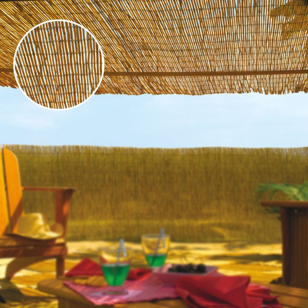 Brise vue en roseau 75% occultant 1,5 x 5 m REEDCANE - 5