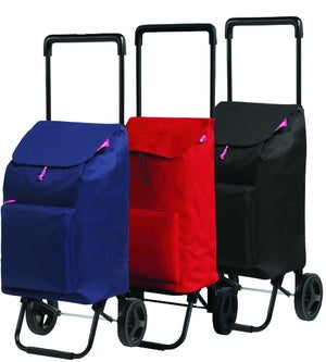 Carrello Della Spesa GIMI Easy Rosso - 40 Litri, Leggero E Pieghevole | Porta Fino A 30 Kg - Foto 5