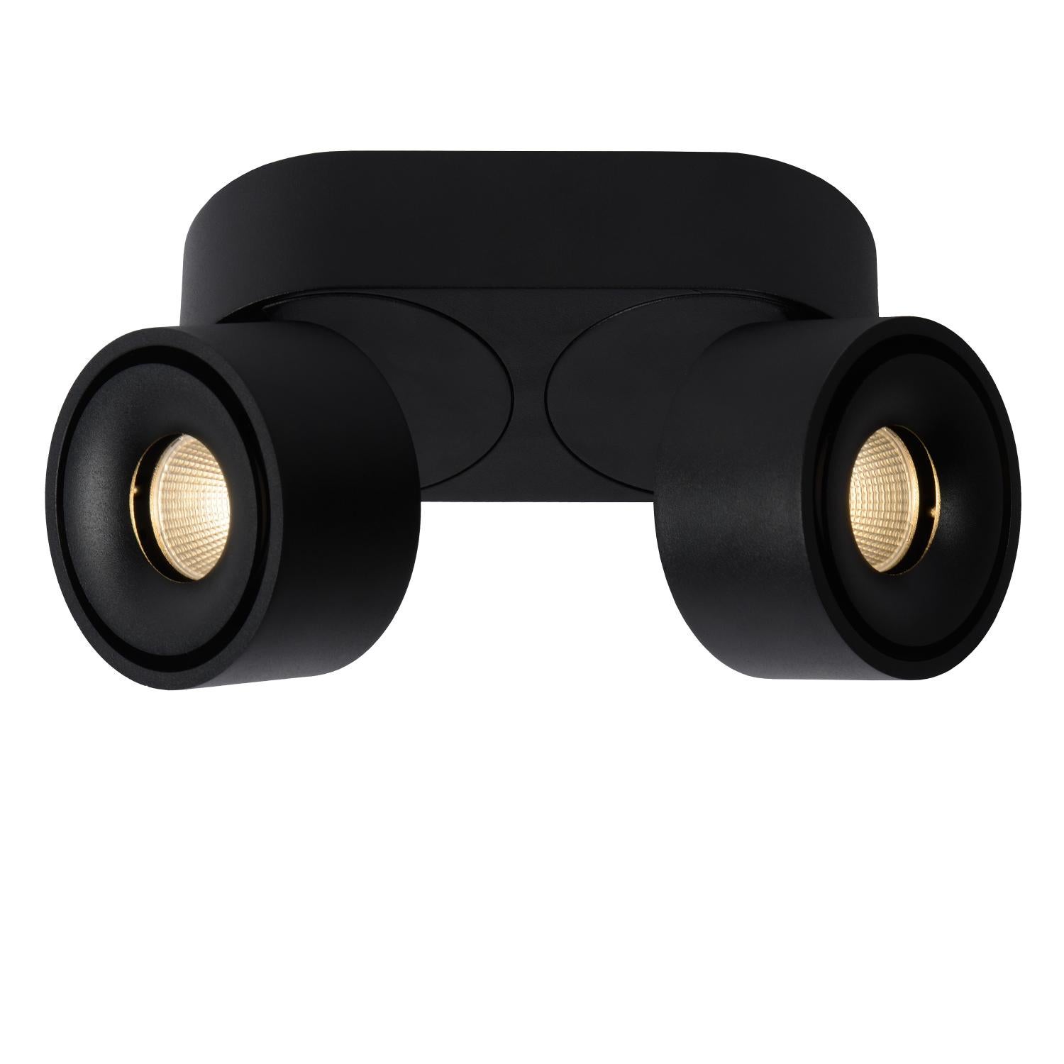 Spot plafond YUMIKO - Noir - LED intégré - Lucide - 8