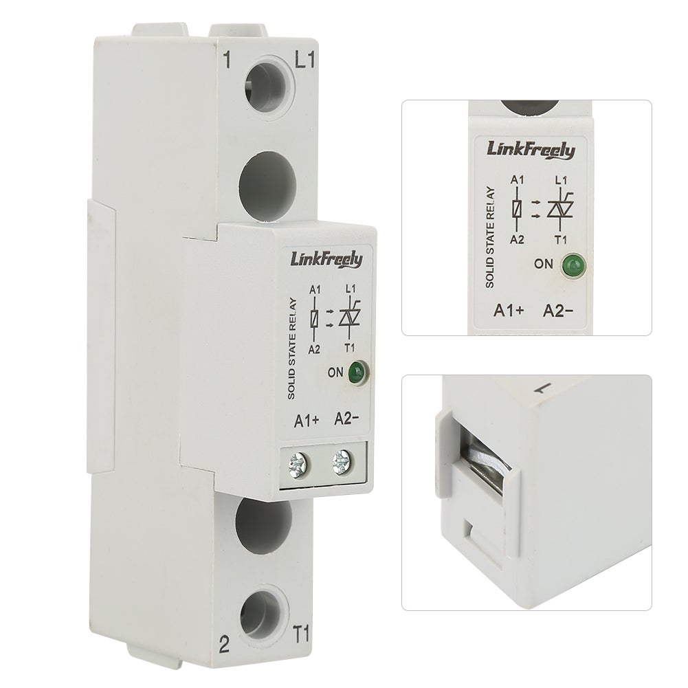 Scheda relè a stato solido su guida DIN SMT48, modulo interruttore SSR CA con controllo CC (SMT4810) - 7