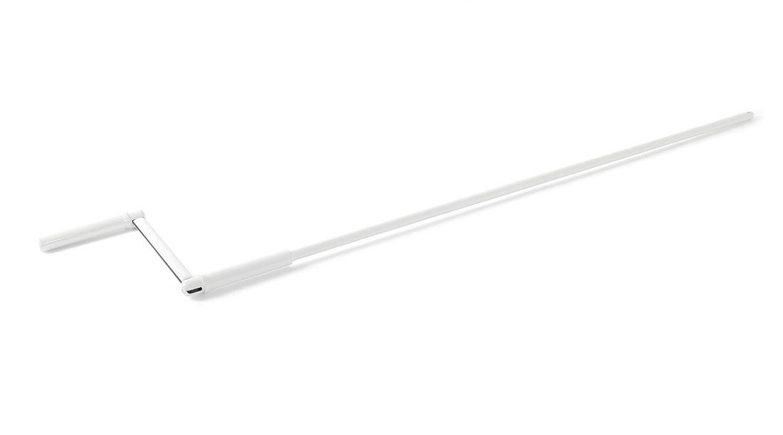Manivelle Complete Ø12 Lg1300 (blanc Ral9010) - 2