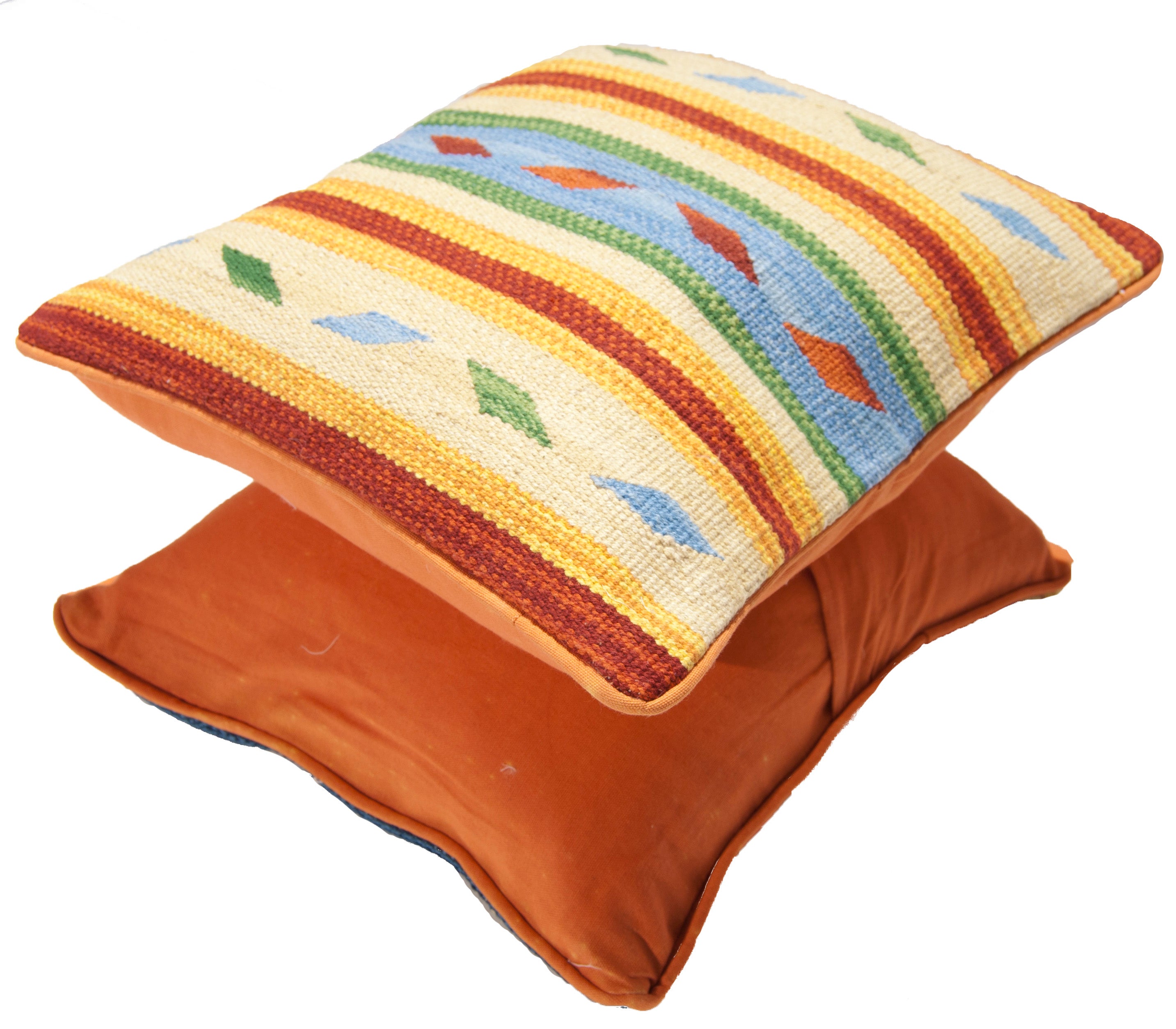 Galleria farah1970 - 40x40 CM Oryginalna ręcznie robiona poduszka Kilim Square LUB