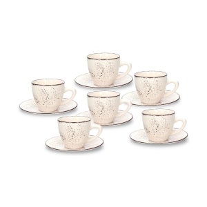 Topkapi Set Da Tè Turco Aylin-Sultan 18 Pezzi: 6 Bicchieri XL, Sottobicchieri, Cucchiaini