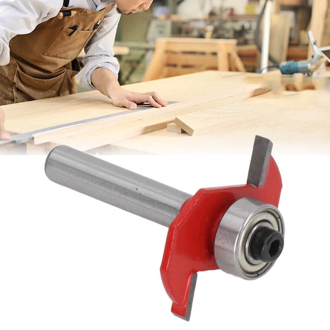 SpeTool Fresa per Spianare Fresa per Legno Gambo 8mm con 3 Inserti in Carburo di Tungsteno SpeTool Fresa per Spianare Fresa per Legno Gambo 8mm con 3 Inserti in Carburo di Tungsteno